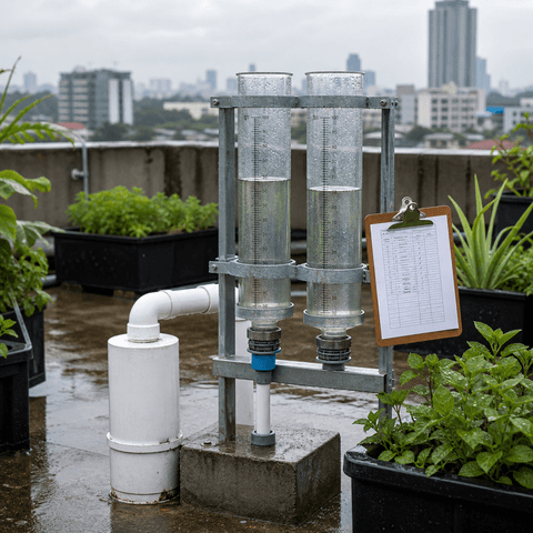 Rooftop Rainwater Gauge Station
