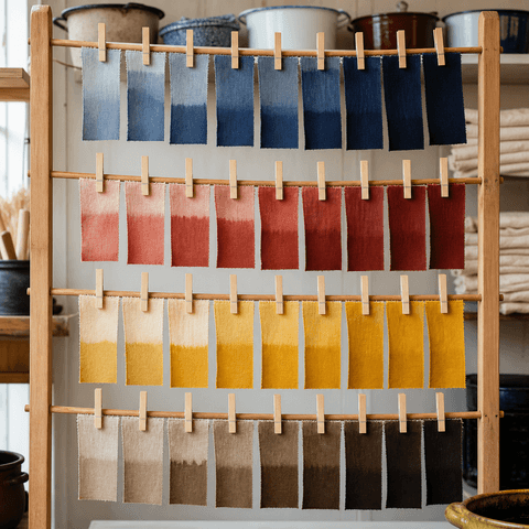 Textile Dye Swatch Rack