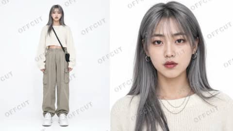 AI 배우 캐릭터시트 · 여성 20대 초반