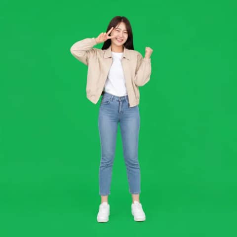 리액션 스톡 · 승리 (그린스크린 1:1)