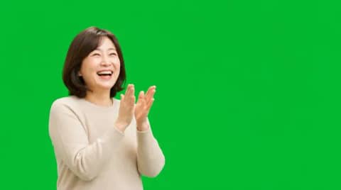예능 리액션 · 박수갈채 (그린스크린 16:9)