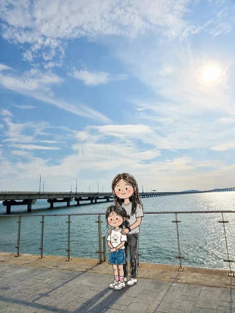GPT 이미지 2 사례 #35 · 실사 배경 낙서 인물 교체