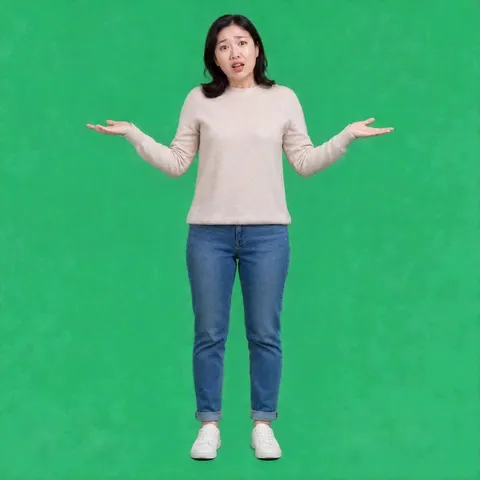 리액션 영상 · 억울함 (그린스크린 5초)