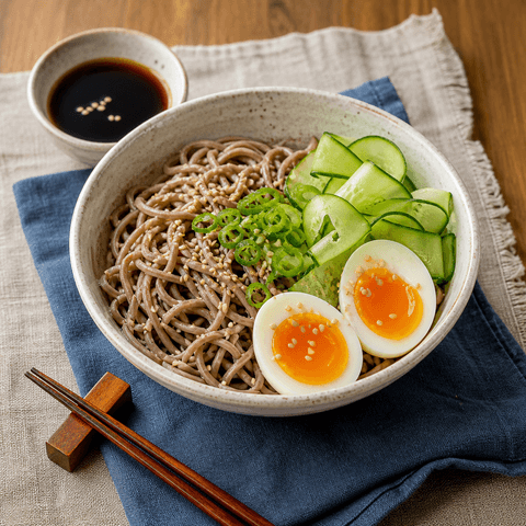 차가운 소바 누들볼 프롬프트