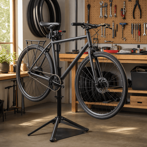 Sunlit Bicycle Repair Stand 프롬프트