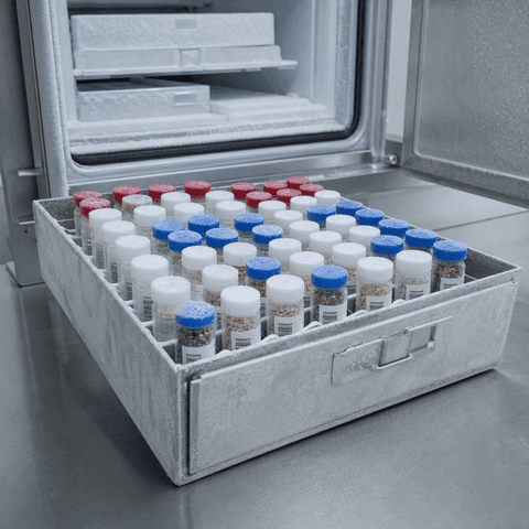 Seed Bank Freezer Inventory Tray 프롬프트
